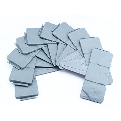 Garden Fence Panels,Flowerbed Border Edging,Landscape Edging Border,Garden Edging,10 PCS Decorative Fence Border,Spring Yard Lawn Garden Plastic Faux Stone Patio Border Edging Fence