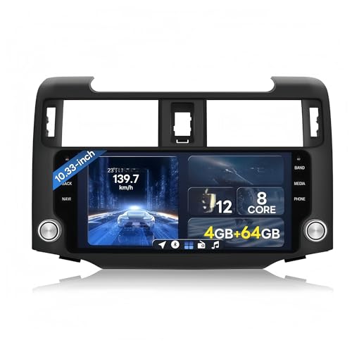 Navegación GPS para Coche para Toyota para 4Runner 2009-2021 CarPlay BT Auto GPS Navigation