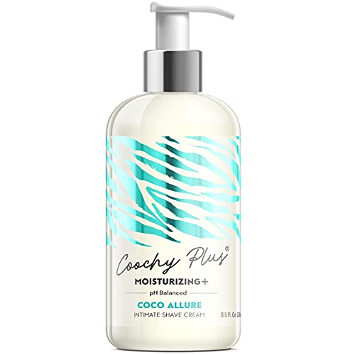 Coochy Plus Coco Allure & Chafe Lotion Kit - Intimate Shave Cream Prevents Razor Burn In-Grown Hair + Chafe Lotion Anti-Chafe Cream, Anti-Rubbing, Friction For Inner Thighs Armpit Running Cycling #TOP1