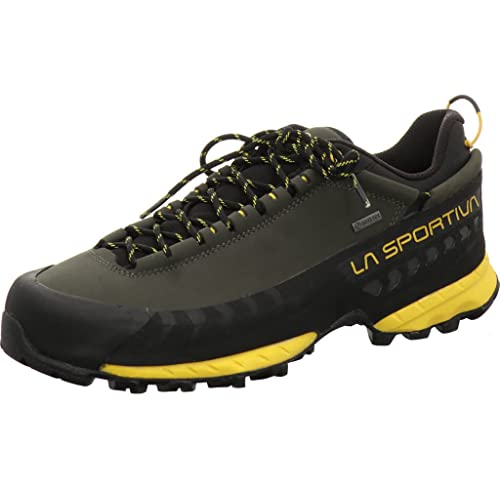 LA SPORTIVA Herren Tx5 Low GTX Bergschuhe, Carbon/Yellow, 44.5 EU