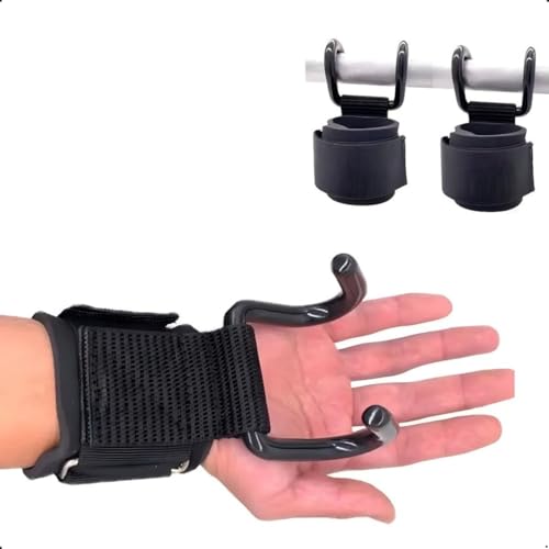 Luva Metal Treino Straps Gancho Musculação Crossfit Funciona + KIT 5 Faixas Elásticas X-MATTE