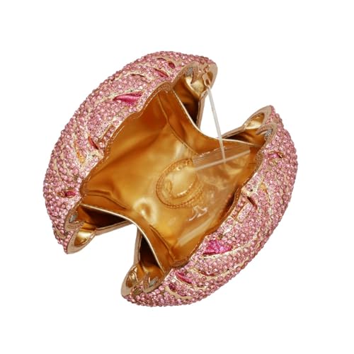 Image of Women Ice Cream Crystal Evening Bag Luxury Rhinestone Clutch Wedding Party Minaudiere Purse and Handbag for Cocktail