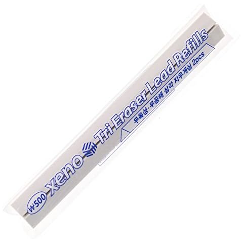 Xeno Refill Erasers for Tri-II Click Eraser, Contains 12 Eraser Refills (6 Pack of 2) Cover