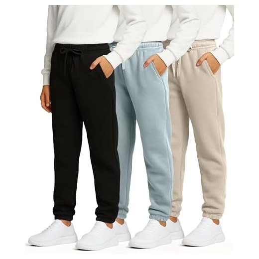 3 Pack: Boys Fleece Joggers