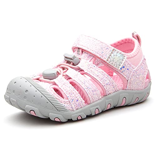 Image of Weestep Toddler Little Kid Boys and Girls Close Toe Hook Loop Sandal