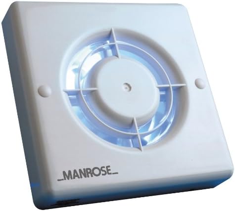 Manrose 4-inch Pull Cord Bathroom Extractor Fan