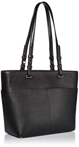 Michael Michael Kors Bedford Medium Top Zip Pocket Tote Black/Black One Size #TOP1