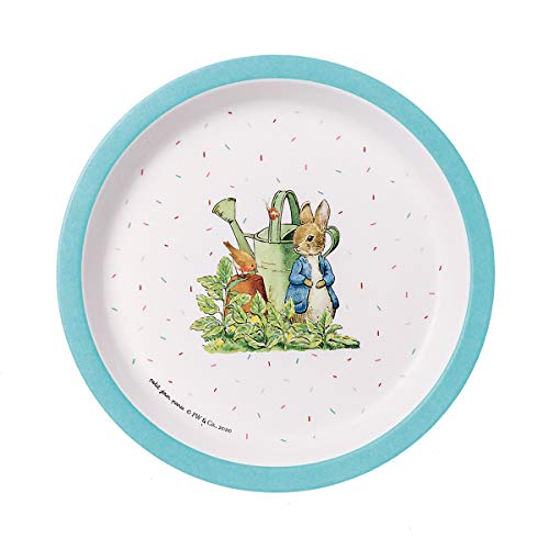 Petit Jour Paris - Plato para bebé Ø 18 cm Peter Rabbit Blue - ¡Disfruta de tu primera comida! Cover