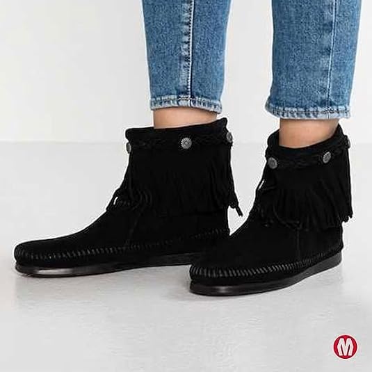 Minnetonka Women's High Top Back Zip Boots