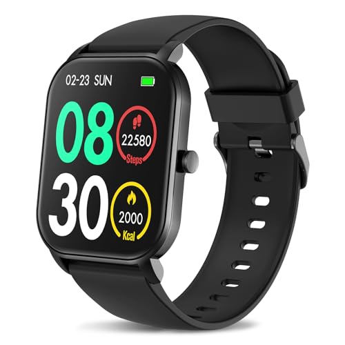 anyloop Smart Watches for Men Women, 2.02'' Answer/Maker Calls Watch, 100+ Sport Modes Fitness Tracker with IP68 Waterproof Heart Rate Sleep Monitor Activity Tracker and Smartwatches for Android iOS