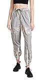 adidas by Stella McCartney Women's Printed Track Pants, Pink/Talc/Pearos/Black, Small