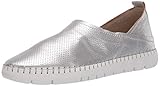 Naturalizer Womens Devan Slip-Ons Flat, Silver Frost Leather , 7.5 Wide