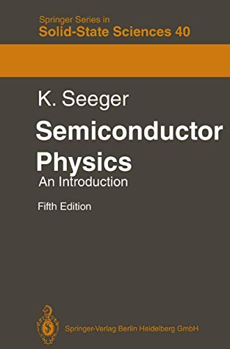 Semiconductor physics: An introduction (Springe... 3540538097 Book Cover