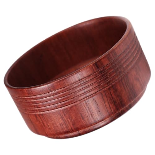 Didiseaon Elegant Wooden Shaving Bowl Shave Bowl for Men Reusable Shave Cup Men's Shaving Tool Fathers Day Present