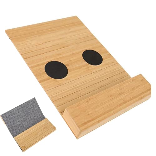 Bandeja de brazo de sofá genérica | Bandeja de brazo de sofá de bambú, mesa anticaída, mesa de apoyabrazos plegable, con portavasos extraíble para sofás - Sillón de sofá plegable