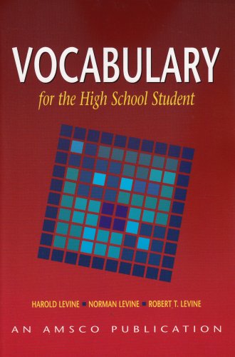 Vocabulary for the High School Student      Paperback – January 1, 2005