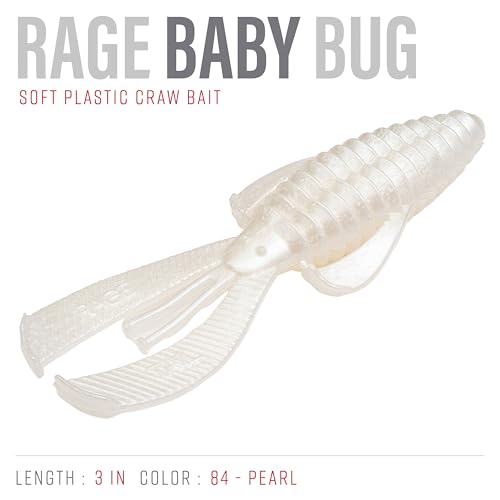 Strike King Wut Baby Bug 3 Soft Baits Craw Mixte Adulte, 84 Perles, Taille Unique – vue 2