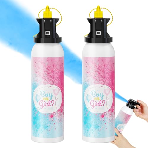 Workkeep Gender Reveal Fire Extinguisher Color Blasters: 2 Pcs Blue Blaster Only for Baby Boy with Blue Smoke suitable for Gender Reveal Party Decorations