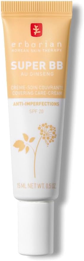 Super BB Cream with Ginseng - Full coverage BB cream for acne prone skin
