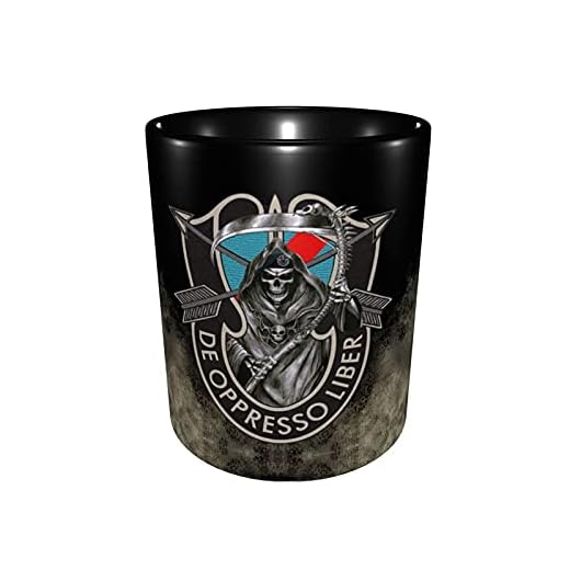 Special Forces De Oppresso Liber färgskiftande mugg i himlen rolig keramisk morgonmugg tecknad anime spel kaffe mjölk te mugg