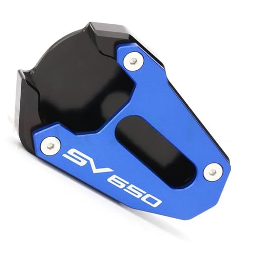 Extension de béquille latérale pour Suzuki SV650 2016-2021 plaque turquoise
