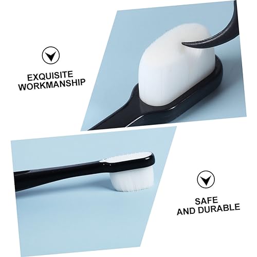 ORFOFE 2stücke Zahnbürste Mit Zahnbürste Für Zahnfleischpflege Geeignet Für Erwachsene Mit Festem Griff Und Sanfter Polierung Für Mundhygiene Für Zuhause Und Unterwegs – Bild 4