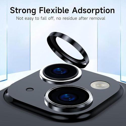 CELLMASTER iPhone 15 Camera Lens Protector Compatible for 15/15 Plus iPhone Accessories Black 3 41jbdeB49rL