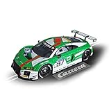 Das analoge Carrera EVOLUTION Audi R8 LMS Slotcar im Maßstab 1 32 beeindruckt durch eine originalgetreue Verarbeitung Mittels separatem Digital-Decoder ist das Carrera Car auch auf digital umrüstbar Anschnallen Gas geben und Spaß haben
