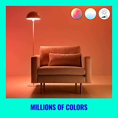WiZ Colour [E27 Edison Screw] Smart Connected WiFi A67 Light Bulb. 100W Colour and White Light, App Control for Home Indoor Lighting, Livingroom, Bedroom.