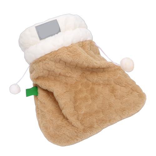 Jenivaint Sac de Couchage pour Chat en Peluche PP Coton Lit pour Chat Grotte L avec Entrée Spacieuse Lit à Double Usage et Tunnel Cachette Lavable Chaude pour Chats d'intérieur Petits Chiens (L)
