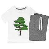 Tamaño: 5-6 Años Azeeda 5-6 Años \'Árbol Bonsai\' Juegos de Pijamas para Niños/Pijama (KP00067518)