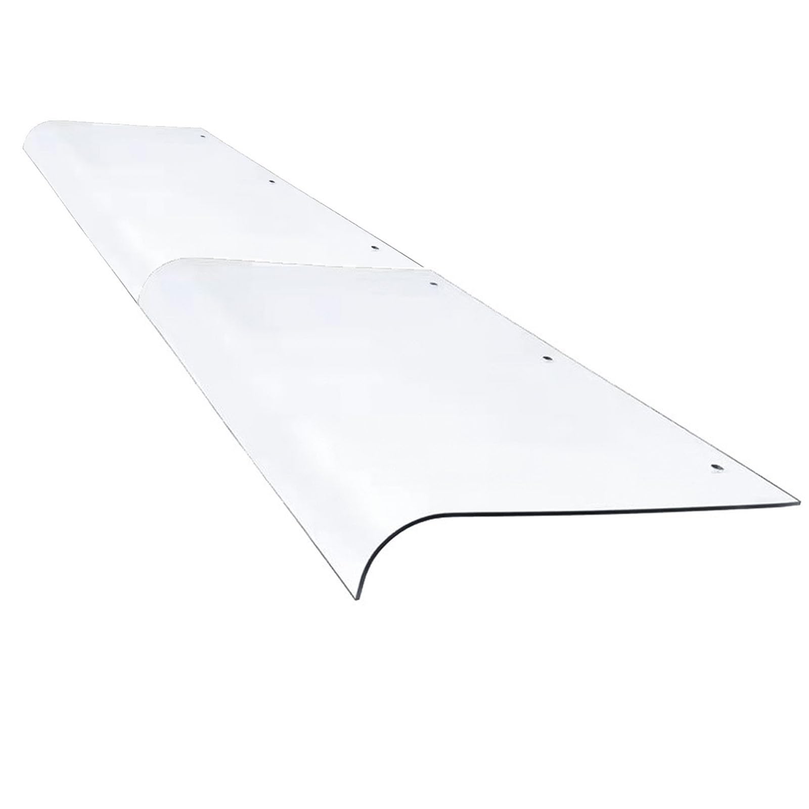 Auvent de toit en polycarbonate anti-UV pour entrée et fenêtre