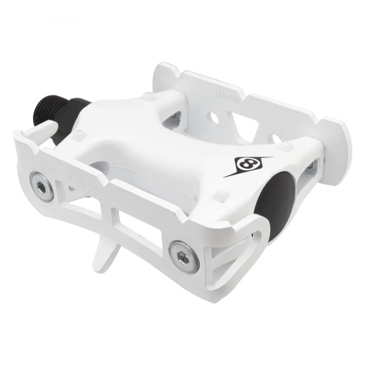 Origin8 Pro Track Light Fixed Gear White Bike Pedals (1 Pair)