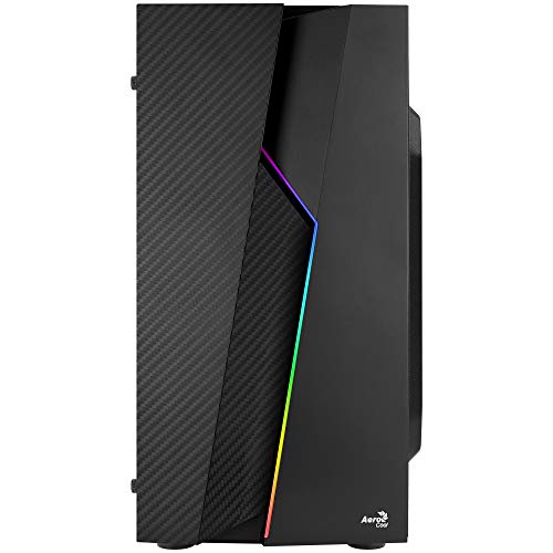 AeroCool Aerocool Bolt Mini, PC MicroATX, Side Window, RGB 13, Fan 12 cm, Black (ACCS - PV20012.11)