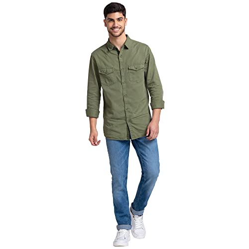 Image of Spykar Men's Rover Regular Fit Mid Rise Casual Jeans