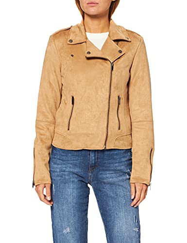 Kunstlederjacke in Braun