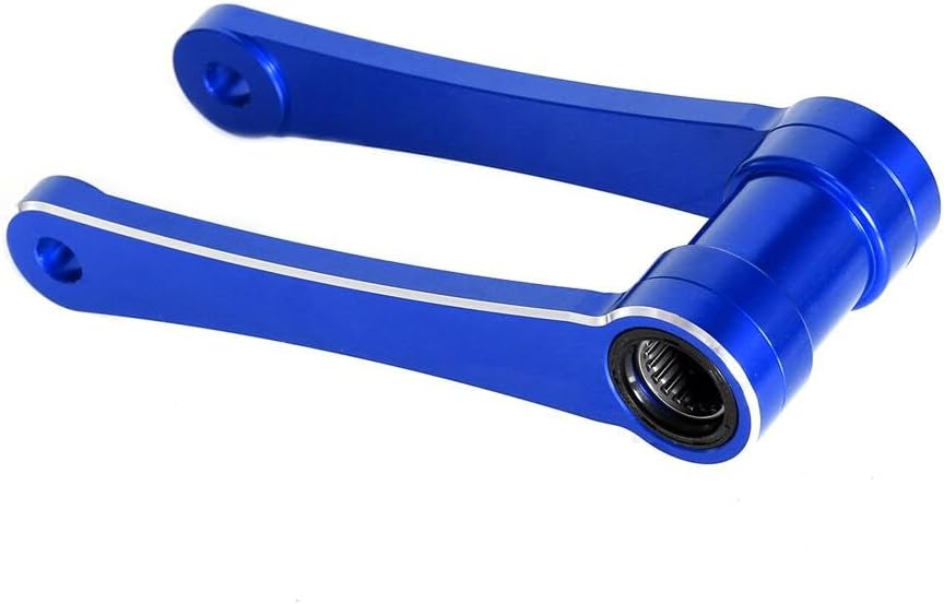 CRF250R/CRF450R Lowering Link Adjustable - (41-46) mm Rear Drop Link Compatible With CRF 250R 2014-2017 CNC Dirt Bike Rear Suspension Linkage Arm (Blue)
