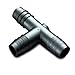 5/8" x 5/8" x 5/8" Hose ID Black HDPE Tee (Pack of 20)
