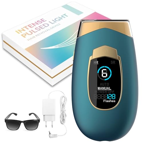 Lumina LumiSilk, EL ORIGINAL - LUMINA IPL PRO Depiladora Luz Pulsada IPL Profesional, 900 000 Pulsos, 6 Niveles Ajustables Indoloro Uso Facial & Corporal (Verde Oscuro)