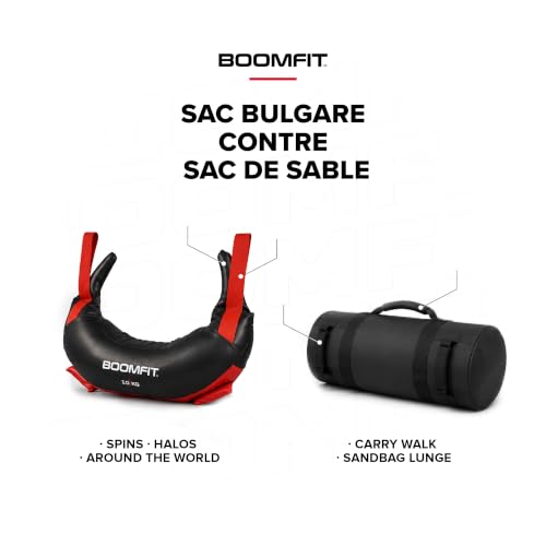 BOOMFIT Sac Bulgare Bulgarian Bag 15 kg Fer a Cheval 4 Prises – vue 7