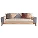 KIKIGO Couchschoner Sitzfläche/Sesselschoner Sofaüberwurf Adele 3 Sitzer/(Sold by Piece/Not All Set) Beige Pillowcase(18×18in)