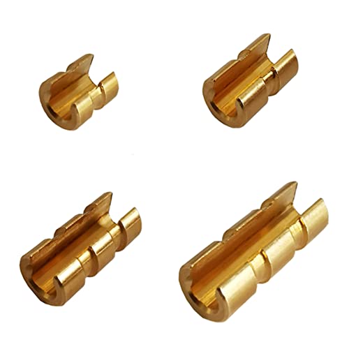 Zoeko Bow String Nocking Points Bowstring Brass Nock Point Archery Accessories, Speed Nocks For Recurve And Compound Bow (8 Pieces) (Id:0.125", Od:0.250", Length:0.280") #TOP3