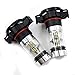 labwork 2X 5202 H16 PS24W High Power 100W 6000K Super White Fog DRL Lights Bulb Replacement for 07-15 Chevrolet Silverado 1500 2500 3500