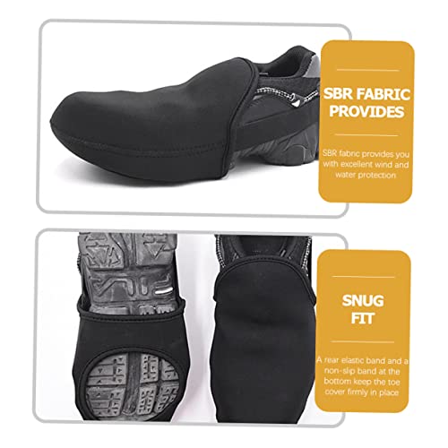 Sosoport 4 Pares Calzas Ciclismo Invierno Impermeables Antideslizantes miniatura 6