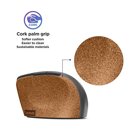 Lenovo Go Wireless Vertikale Maus Grau