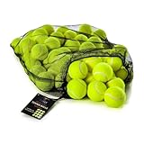 Aspect Practice Tennis balls, 24 Pressure less Training Exercise Tennis Balls with Easy Transport bag, Soft Rubber tennis ball Perfect for Beginners Training Lessons Pet Dog Playing balls
