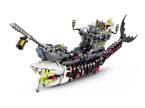 DREAMZzz 2 in 1 Nave-Squalo Nightmare, Nave Pirata Giocattolo da Costruire in 2 Modi, Giochi per Bambini e Bambine, Barca dei Sogni con Minifigure di Mateo, Izzie, Nova e del Re dell'Incubo 71469 - Lego - Immagine 3