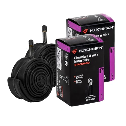 HUTCHINSON   Cámara de aire   Ciudad/Trekking   Estándar   Resistencia y protección contra pinchazos   Válvula Shräder   Espesor 0,9 mm   40 MM   700 x 28 35   Juego de 2