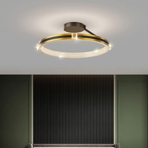 Plafonnier LED moderne 50cm à intensité variable pour salon