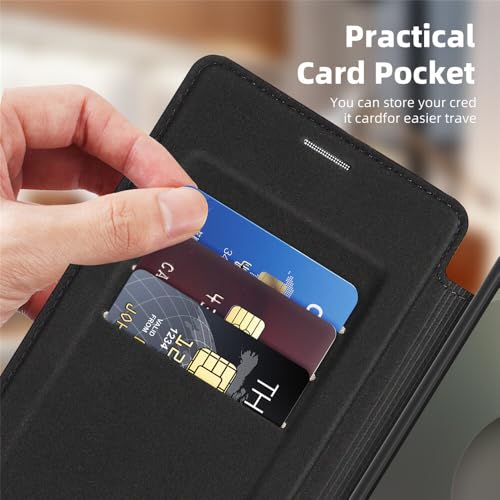 Étui compatible avec Samsung Galaxy S24 Plus couleur café housse protection cuir portefeuille - 2
